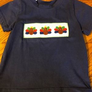 Smocked thanksgiving shirt